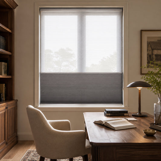 Custom-Made Cordless Blackout Honeycomb Cellular Shades