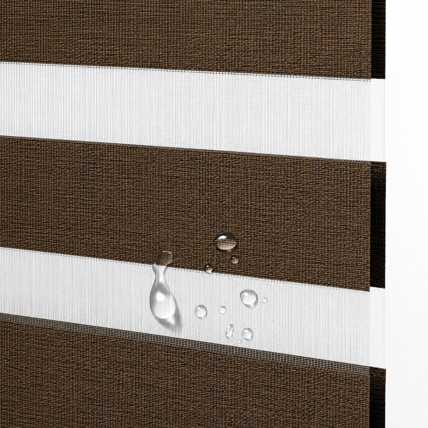Custom-Made Dual-Layer Zebra Sheer Shades