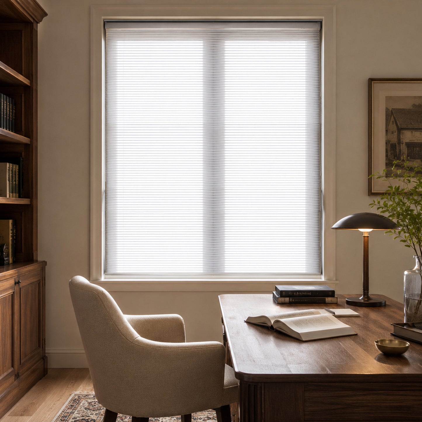 Custom-Made Cordless Blackout Honeycomb Cellular Shades