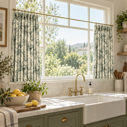 Vintage Floral Cafe Curtains