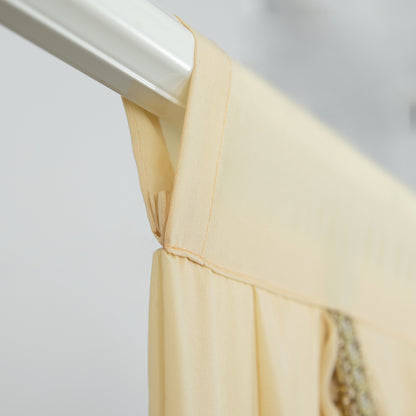Custom-Made Solid Sheer Waterfall Valance