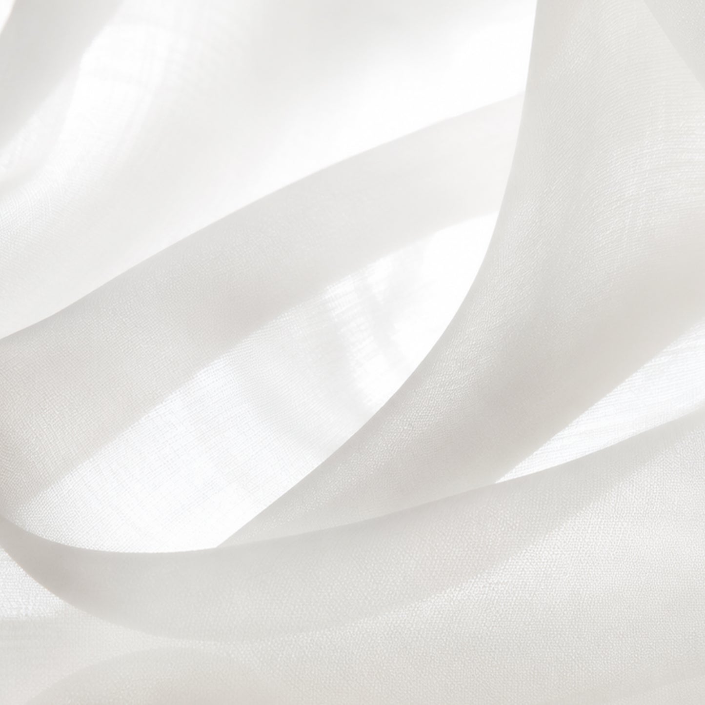 Custom-Made Solid Sheer Waterfall Valance