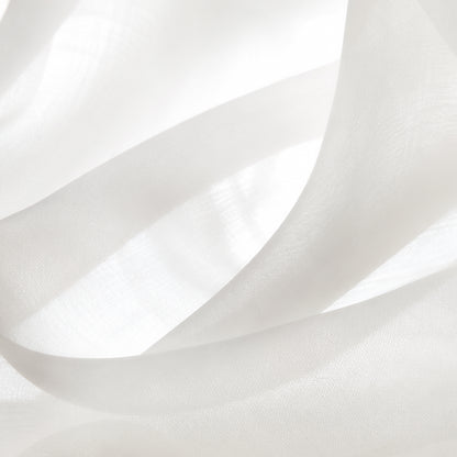 Custom-Made Solid Sheer Waterfall Valance