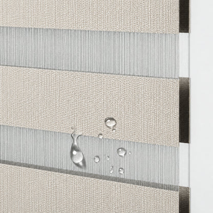 Custom-Made Dual-Layer Zebra Sheer Shades