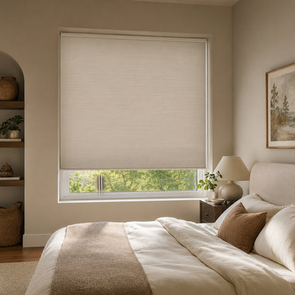 Custom-Made Cordless Blackout Honeycomb Cellular Shades