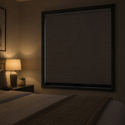 Custom-Made Cordless Blackout Honeycomb Cellular Shades