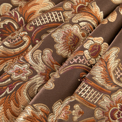 Custom-Made Damask Jacquard Waterfall Valance