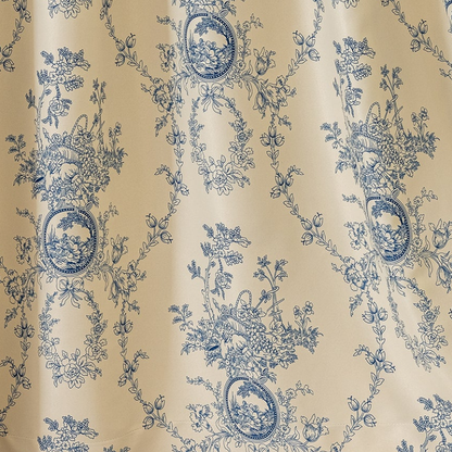 Vintage Floral Cafe Curtains