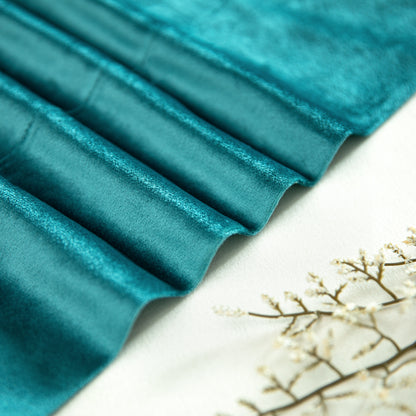 Custom-Made Solid Velvet Room Darkening Curtains