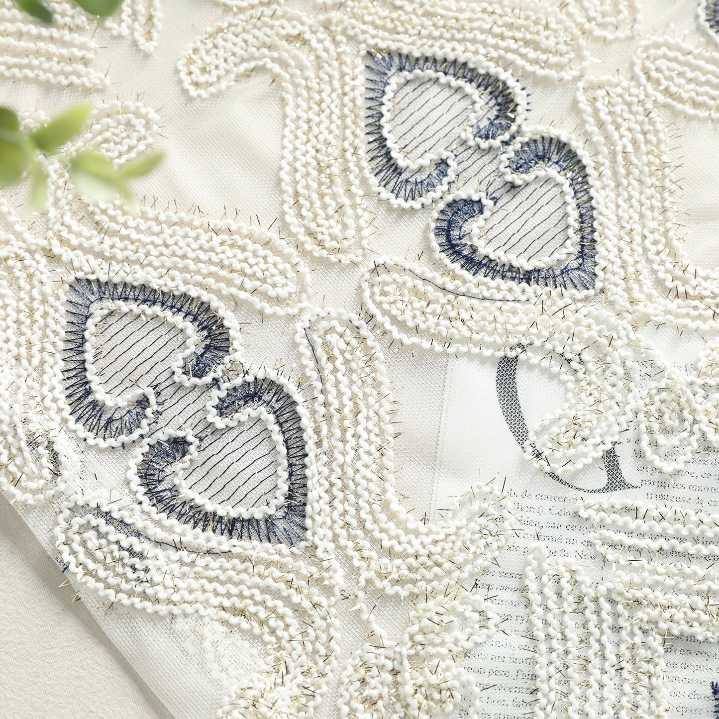 Custom-Made Vintage Light Luxury Embroidered Sheer Curtains