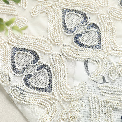 Custom-Made Vintage Light Luxury Embroidered Sheer Curtains