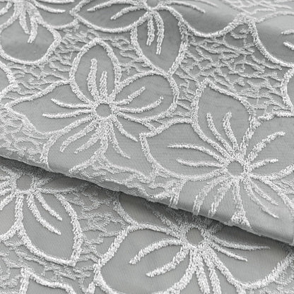Custom-Made Country Style Floral Jacquard Sheer Curtains