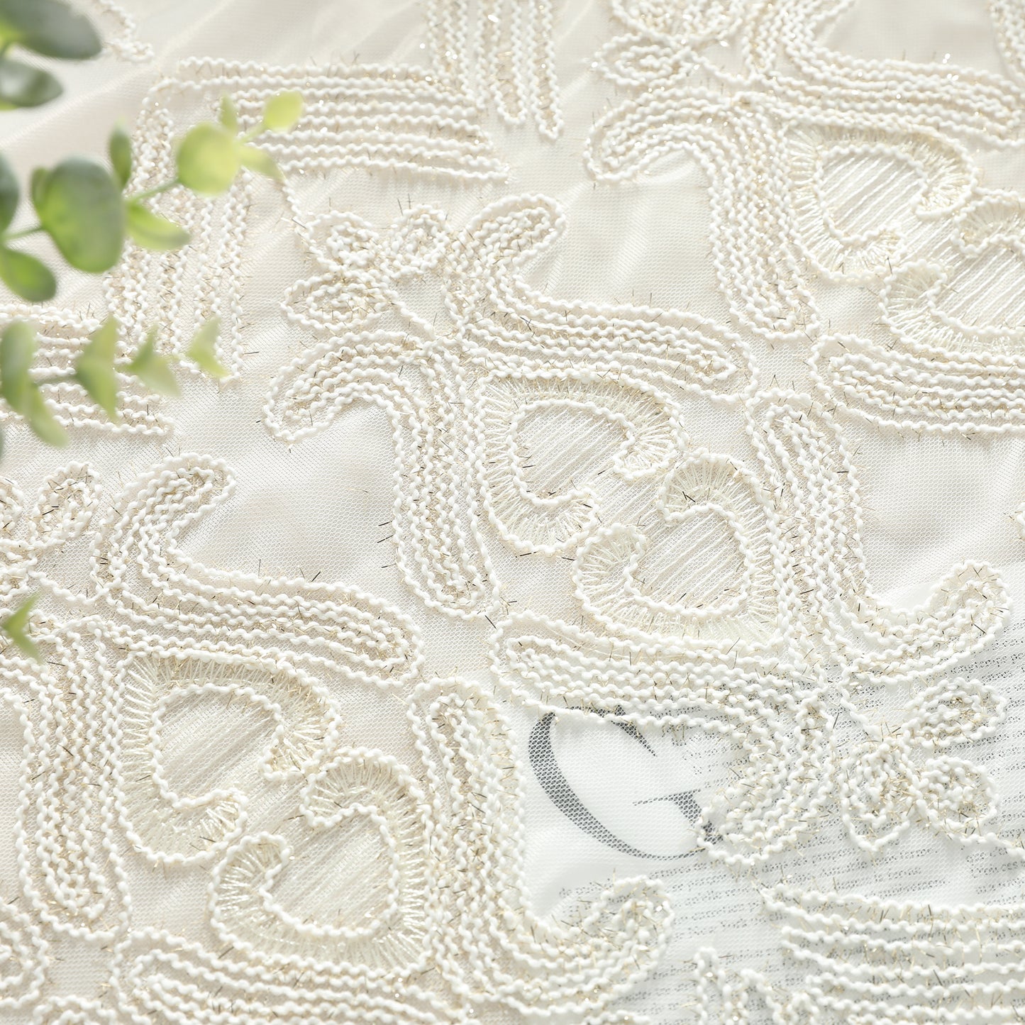 Custom-Made Vintage Light Luxury Embroidered Sheer Curtains
