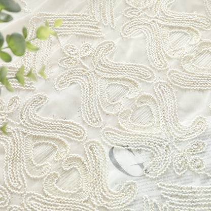 Custom-Made Vintage Light Luxury Embroidered Sheer Curtains