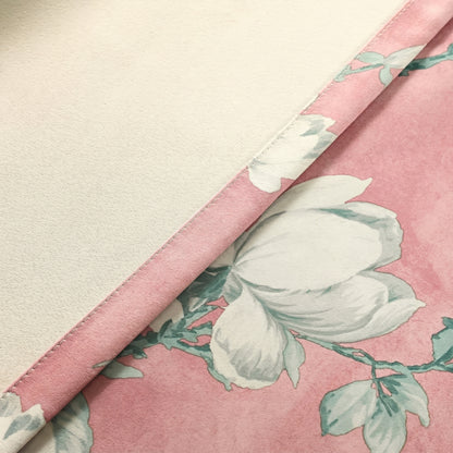 Custom-Made Country Floral Print Room Darkening Curtains