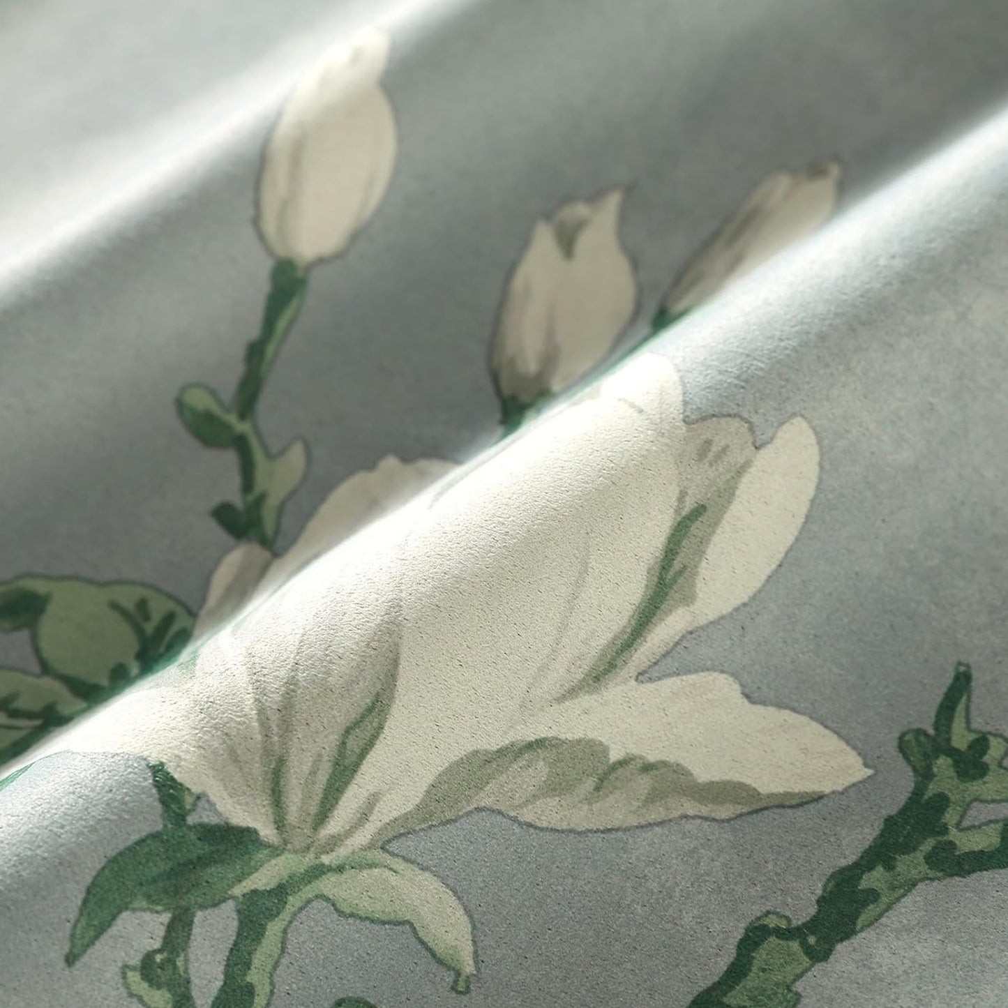 Custom-Made Country Floral Print Room Darkening Curtains