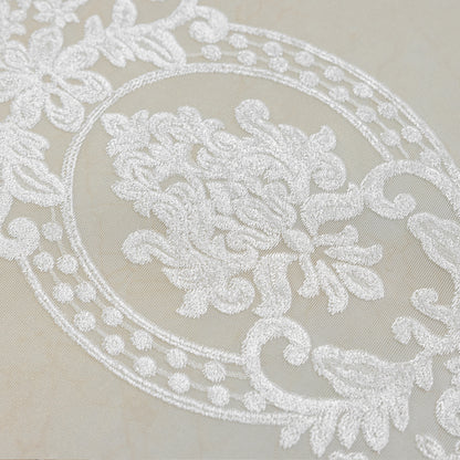 Custom-Made Vintage Jacquard Sheer Curtains