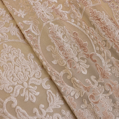 Custom-Made Vintage Jacquard Sheer Curtains