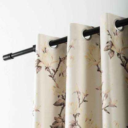 Custom-Made Country Floral Print Room Darkening Curtains