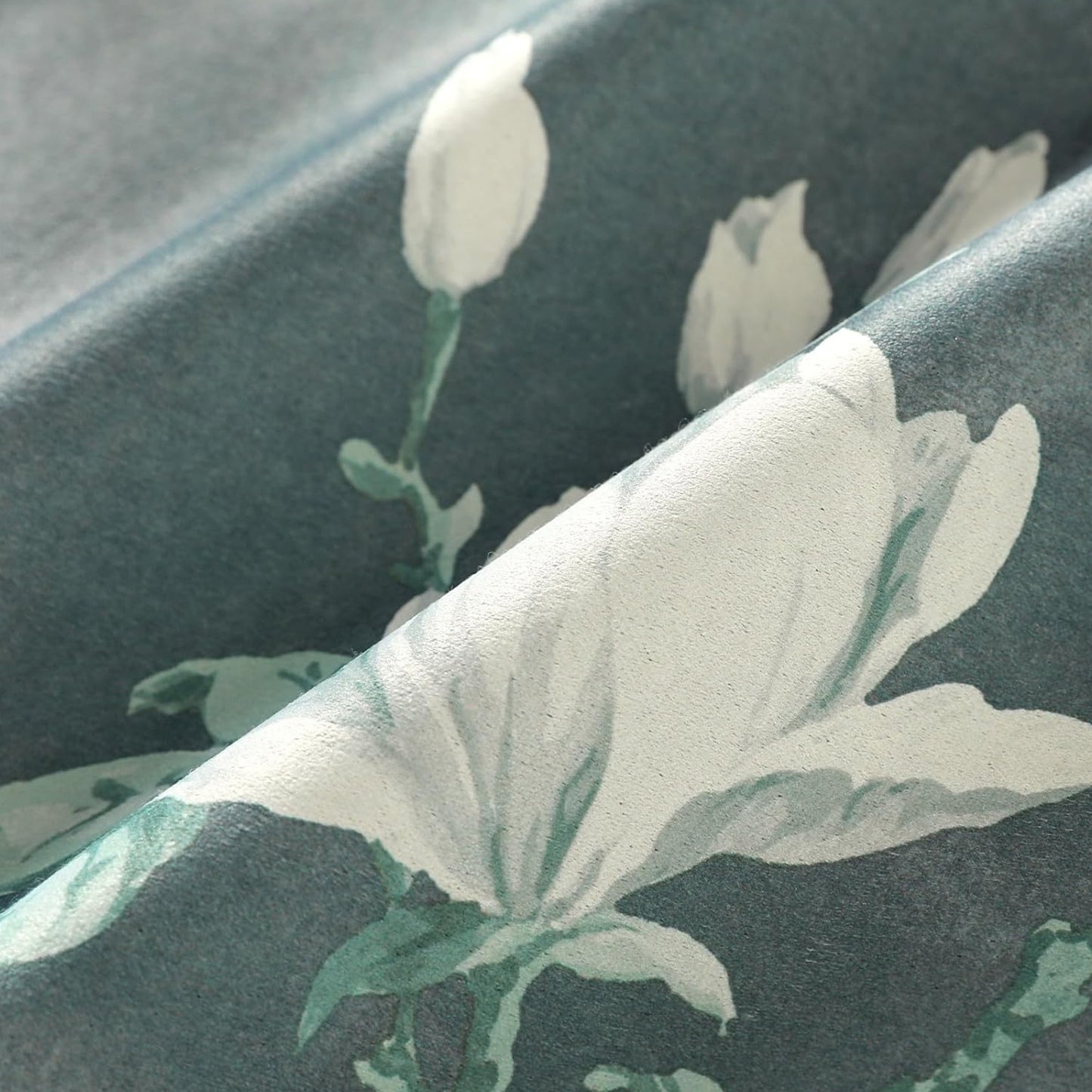 Custom-Made Country Floral Print Room Darkening Curtains