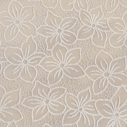 Custom-Made Country Style Floral Jacquard Sheer Curtains
