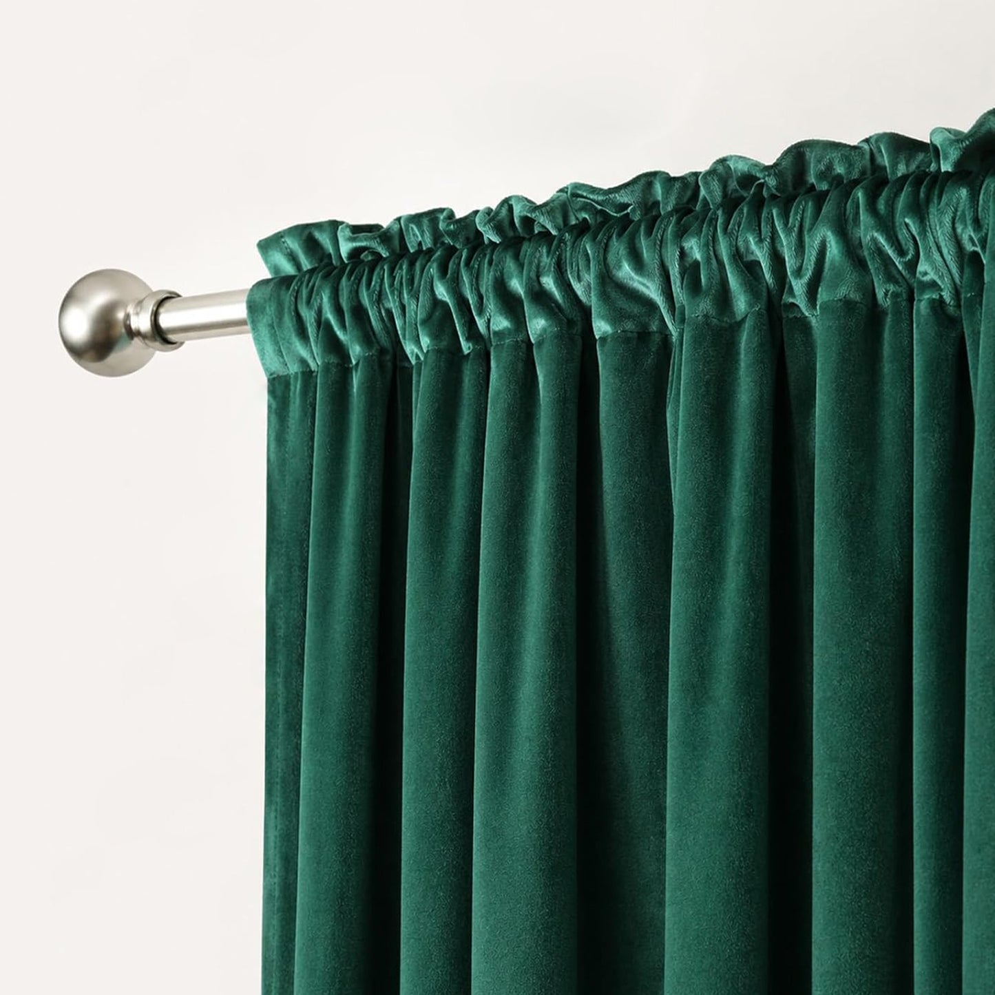 Custom-Made Solid Velvet Room Darkening Curtains