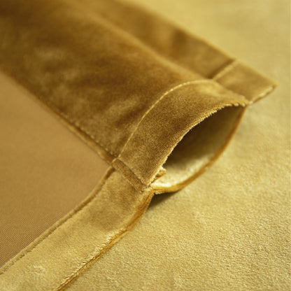 Custom-Made Solid Velvet Room Darkening Curtains