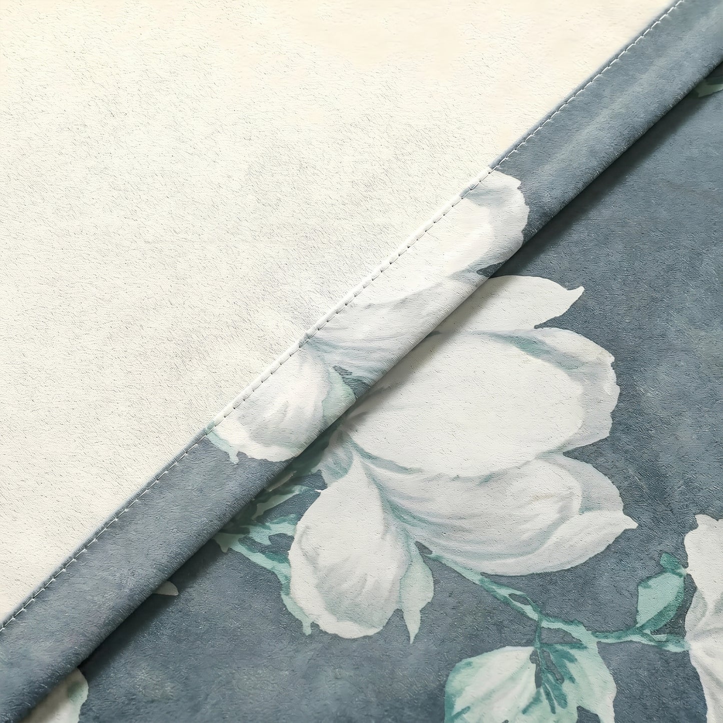 Custom-Made Country Floral Print Room Darkening Curtains