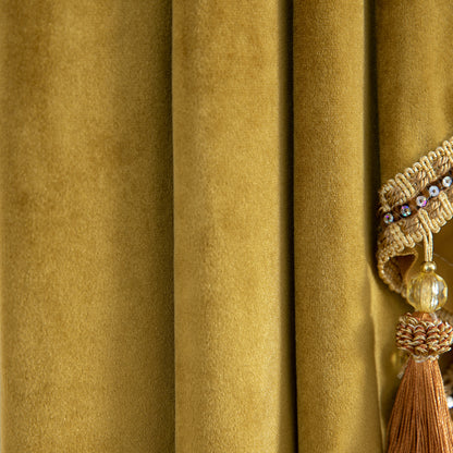 Custom-Made Solid Velvet Waterfall Valance