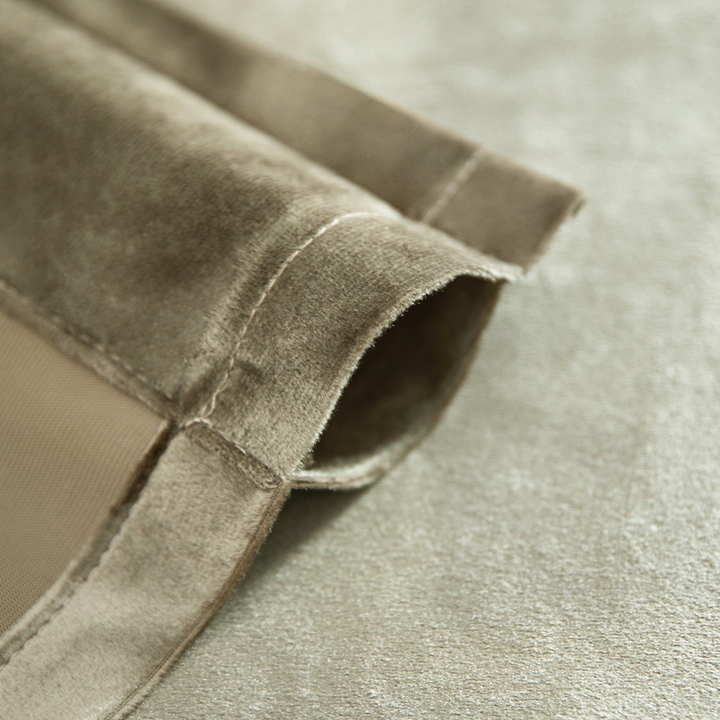 Custom-Made Solid Velvet Room Darkening Curtains