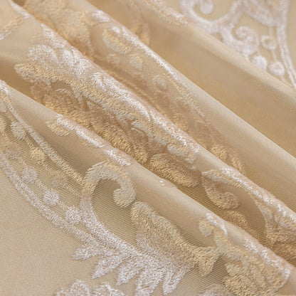 Custom-Made Vintage Jacquard Sheer Curtains