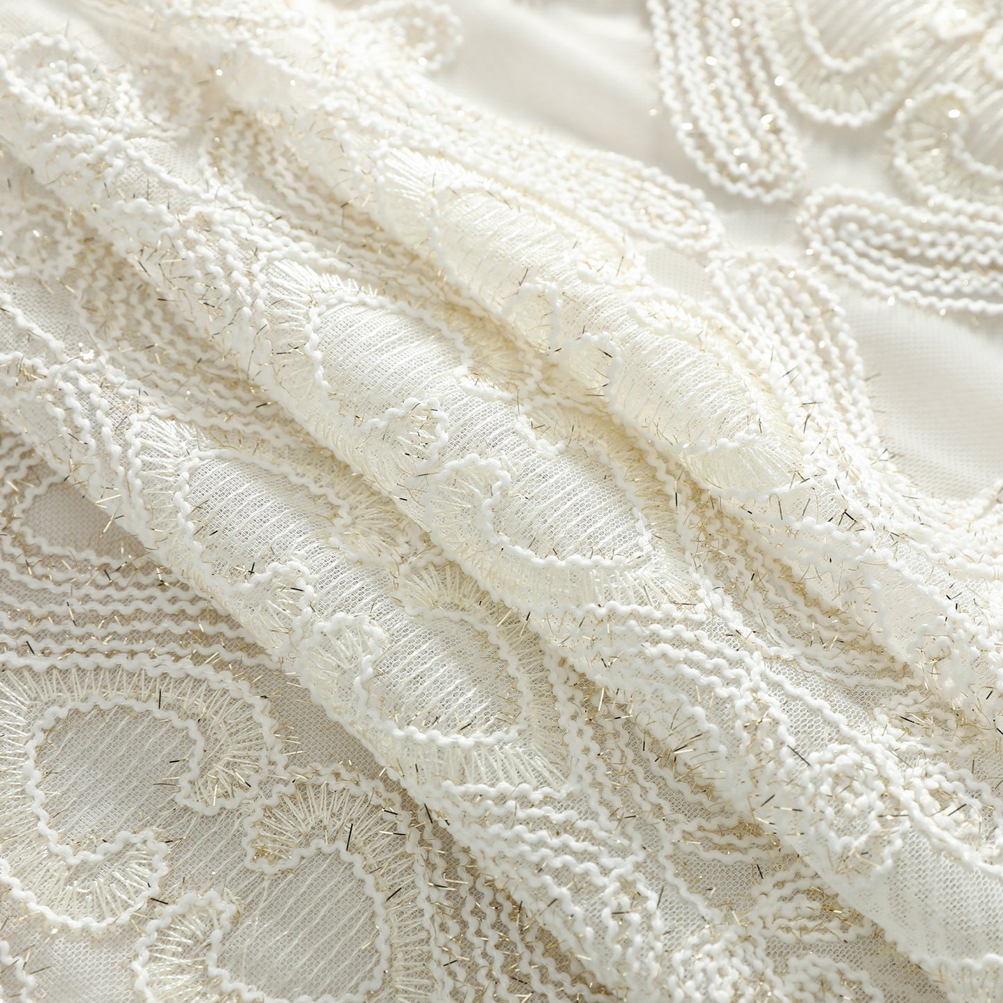 Custom-Made Vintage Light Luxury Embroidered Sheer Curtains