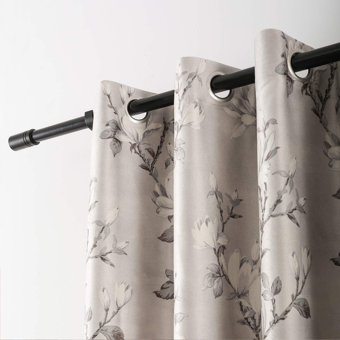 Custom-Made Country Floral Print Room Darkening Curtains