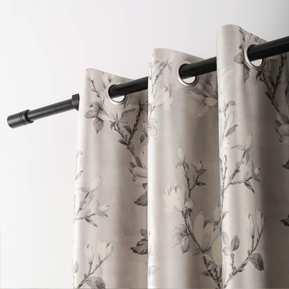 Custom-Made Country Floral Print Room Darkening Curtains