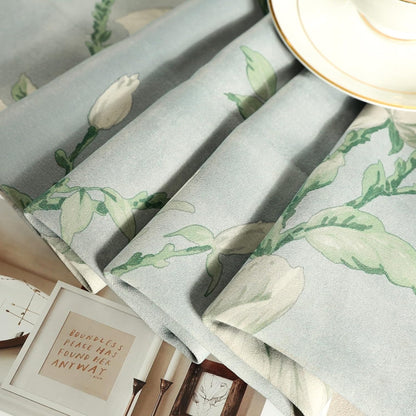 Custom-Made Country Floral Print Room Darkening Curtains
