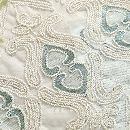 Custom-Made Vintage Light Luxury Embroidered Sheer Curtains